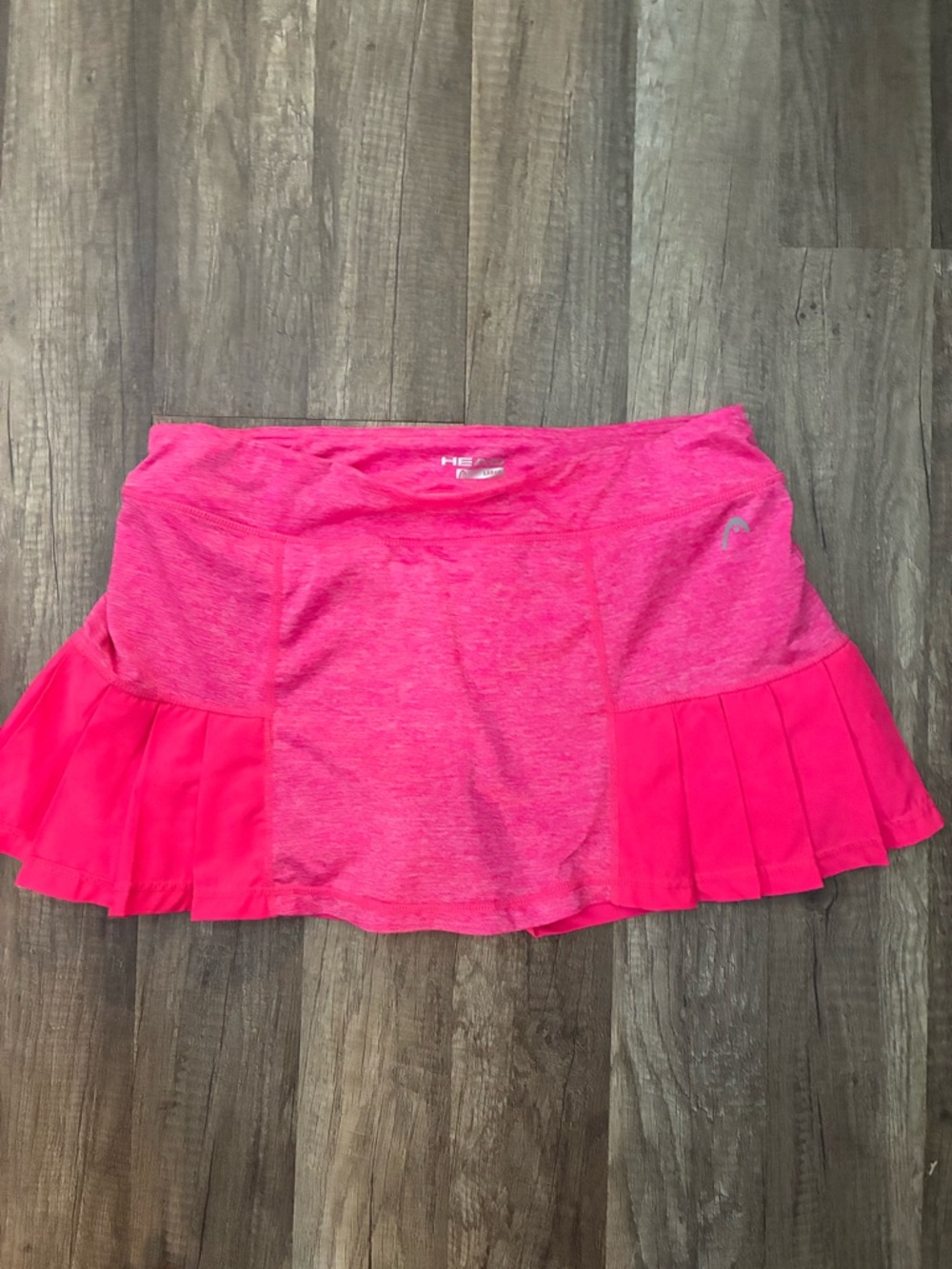 Head Hot Pink Pleated Skater Tennis Skirt